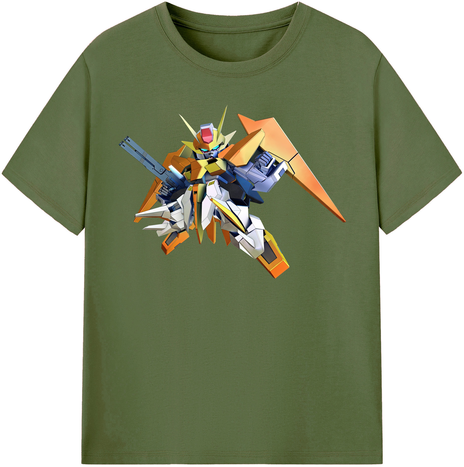 （画像用） 機動戦士ガンダム Mobile Suit Gundam 綿100％半袖Tシャツ（フロントプリント）
